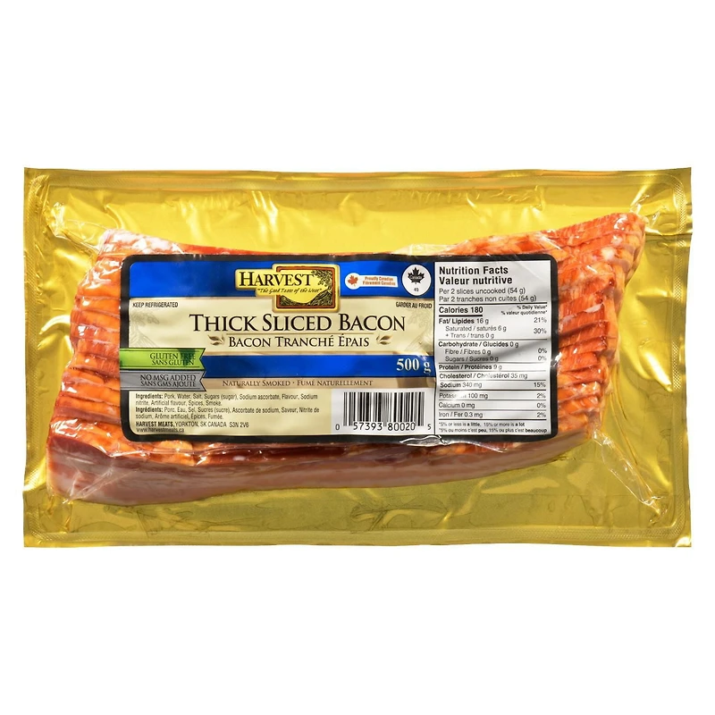 BACON TRANCHE EPAIS 500g