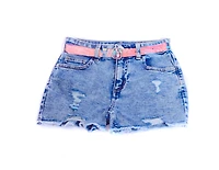 Justice Girls Mini Mom With Belt Shorts