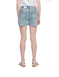 Justice Girls Mini Mom With Belt Shorts