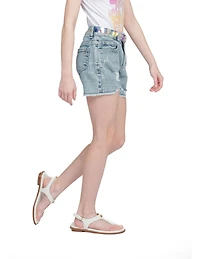 Justice Girls Mini Mom With Belt Shorts