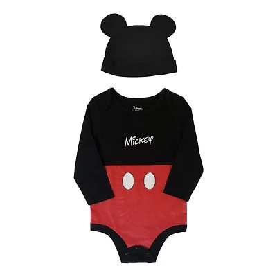 Disney Mickey Mouse Cache-couches en tricot pour Garçons à manches longues avec chapeau