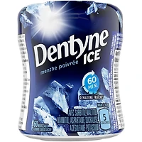 Dentyne Ice Peppermint, Sugar Free Gum, 60 pieces, 1 Bottle