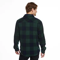George Men's Sherpa-Bonded Fleece Shirt Jacket