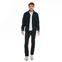 George Men's Sherpa-Bonded Fleece Shirt Jacket