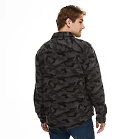 Veste style chemise en molleton doublée de sherpa George pour hommes