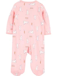 Carter's Child of Mine Sleep n Play Lapin rose pour bébé fille