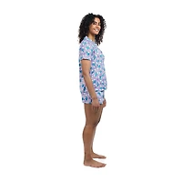 Ensemble Boxer à Col Notch Lazy Smurf Les Schtroumpfs pour Femmes