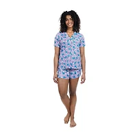 Ensemble Boxer à Col Notch Lazy Smurf Les Schtroumpfs pour Femmes
