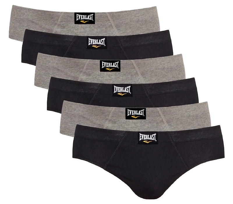 Everlast Men's 6-Pack Briefs, Men's 6-Pack Briefs Sizes S-XL