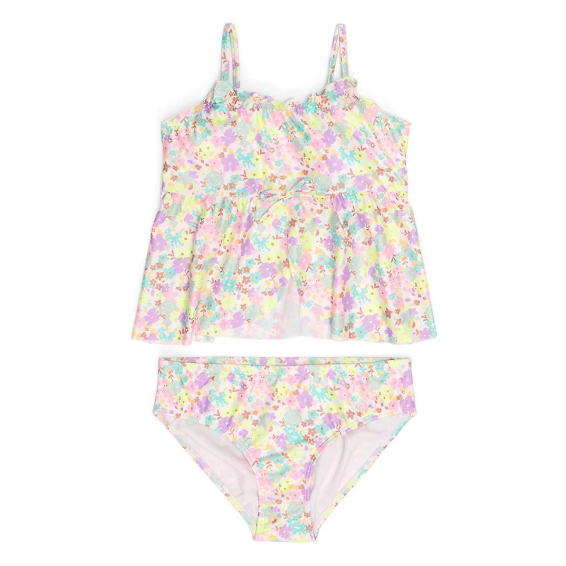 Justice Girls' Split Tankini 2-Piece Set