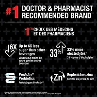 Pedialyte AdvancedCare Plus, solution d'électrolytes prête à boire, cerise et grenade, bouteille de 1 L Pedialyte AdvancedCare Plus