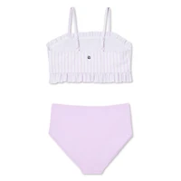 Justice Girls' Two Piece Bandeau Bikini Set