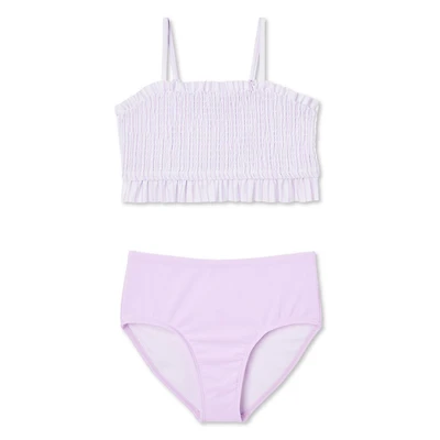 Justice Girls' Two Piece Bandeau Bikini Set