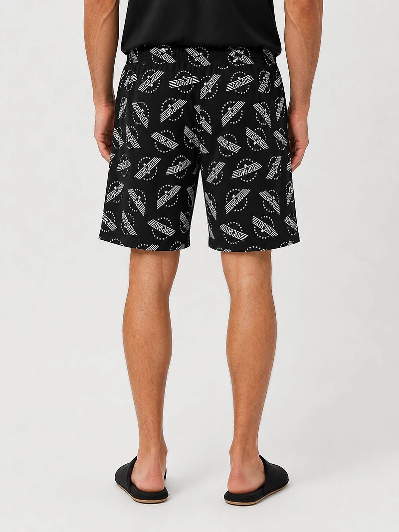 Short de nuit Under Disguise pour homme, idéal pour la fête des pères. Confortable, léger et respirant, il est doté de deux poches latérales. Ce short à motif est le cadeau parfait pour la fête des pères.