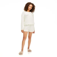 George Women's Teddy Knit Pajamas 2-Piece Set