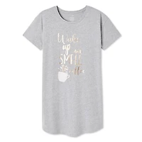 Chemise de nuit à manches courtes George pour femmes