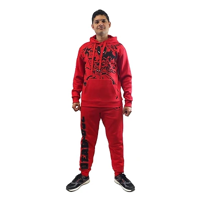 Sweat à capuche à manches longues Deadpool Attack pour homme