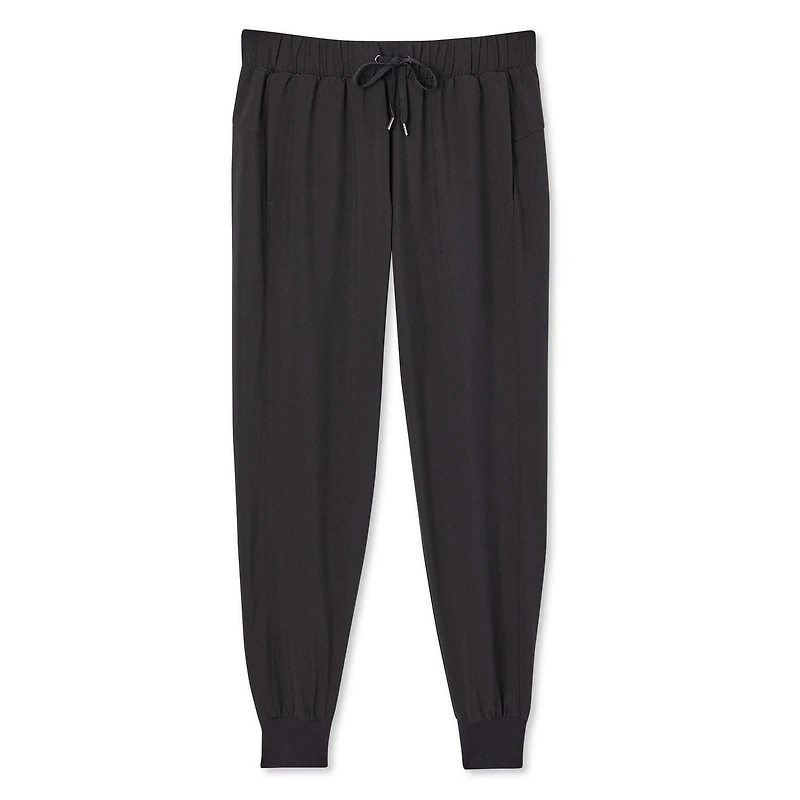 Pantalon tissé avec revers côtelés Athletic Works pour femmes
