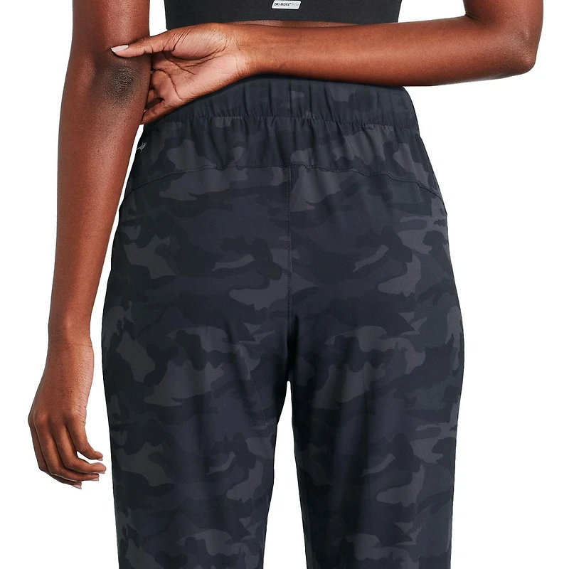Pantalon tissé et imprimé avec revers côtelés Athletic Works pour femmes Tailles TP–TTG