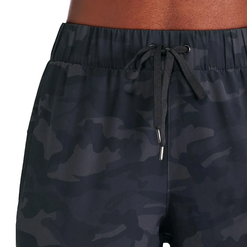 Pantalon tissé et imprimé avec revers côtelés Athletic Works pour femmes Tailles TP–TTG
