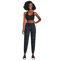Pantalon tissé et imprimé avec revers côtelés Athletic Works pour femmes Tailles TP–TTG