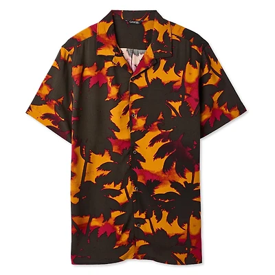 George Big Men's Printed Resort Shirt