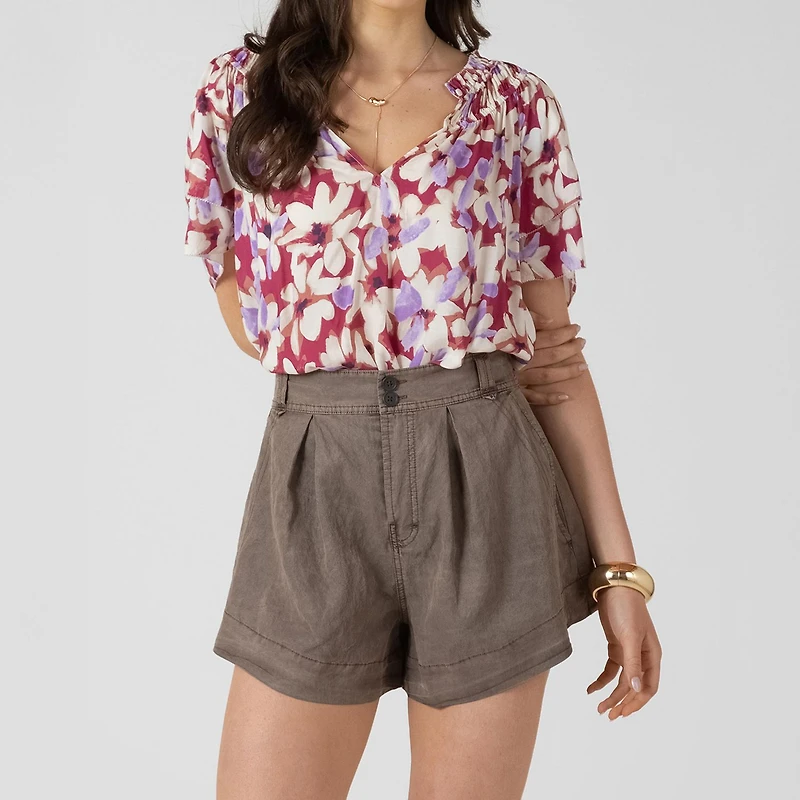 Devoted, Flutter Sleeve Blouse, Sizes Xs-Xl