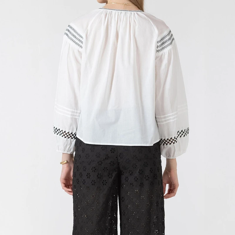 Devoted, Blouse à motifs brodés, tailles TP TG