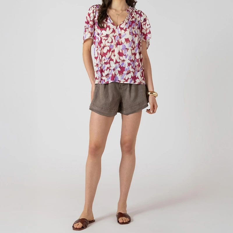 Devoted, Flutter Sleeve Blouse, Sizes Xs-Xl