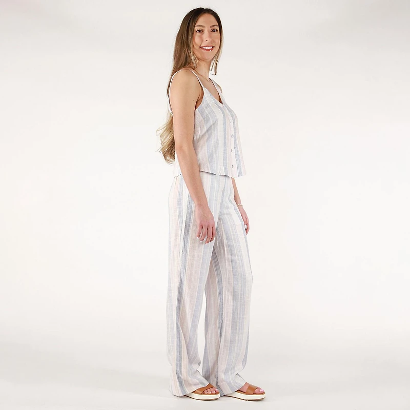 DV Pantalon taille haute à jambe large