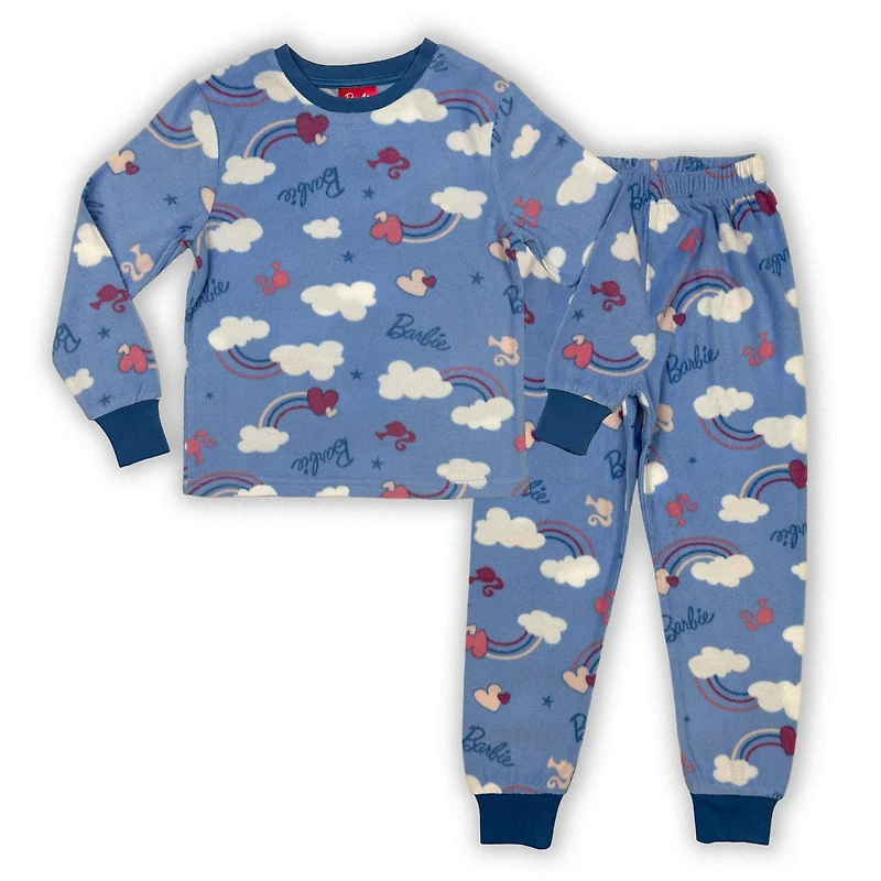 Barbie Girl's 2 piece Pyjama Set.