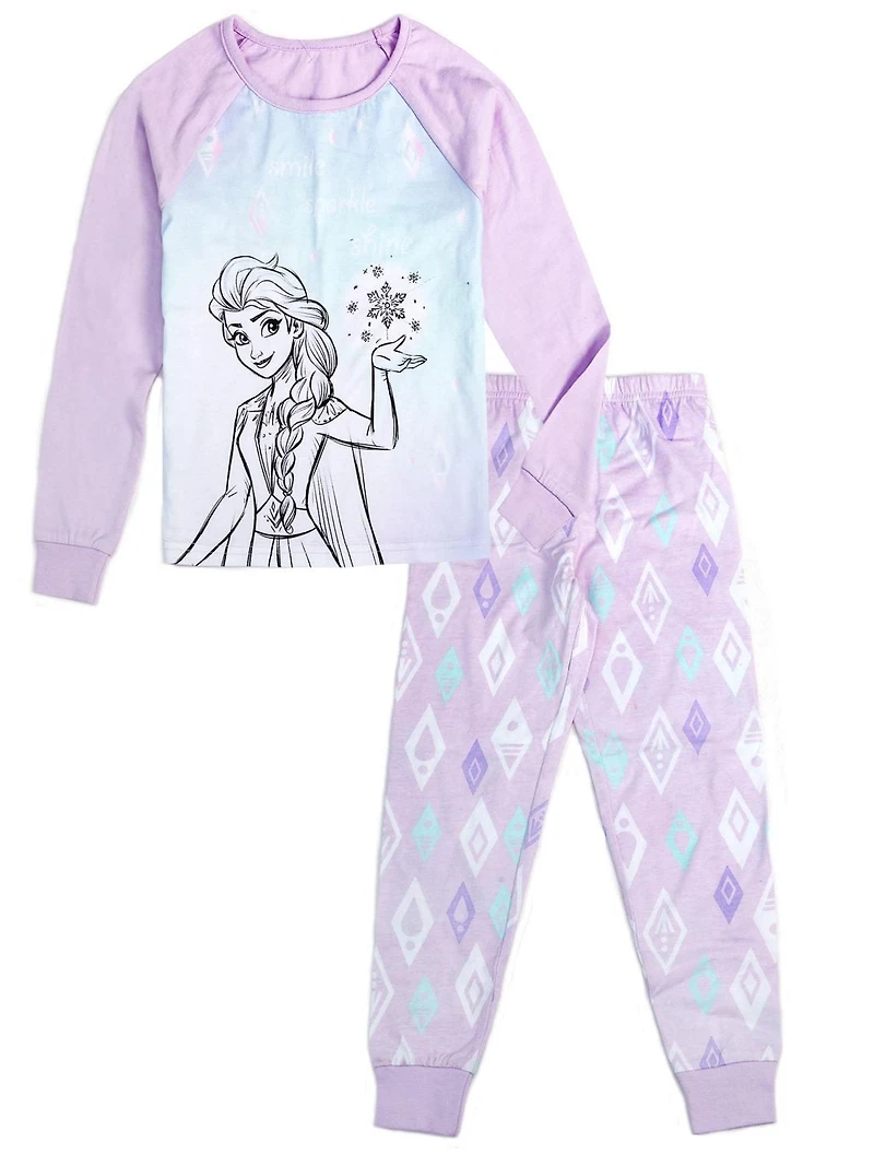 Ensemble pyjama deux pièces pour filles La Reine des neiges 2 de Disney
