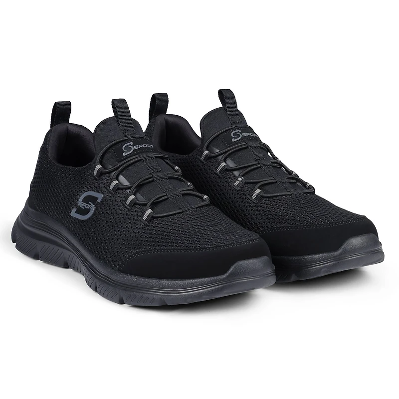 S Sport Designed by Skechers Men's Alaric Slip-On Sporty Casual Sneaker