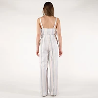DV Pantalon taille haute à jambe large