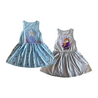 Girls Frozen 2 Frozen Forest Spirit 2 Pack Dresses