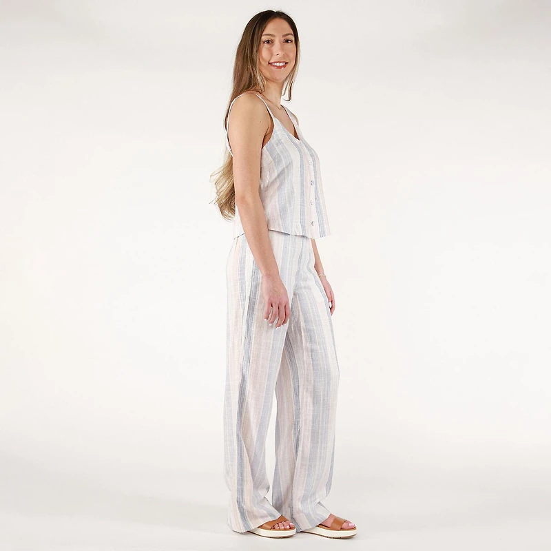 DV Camisole rayée boutonnée sur le devant