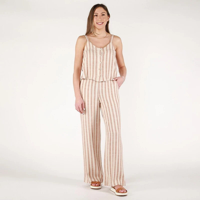 DV Striped camisole with button up front