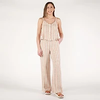 DV Striped camisole with button up front