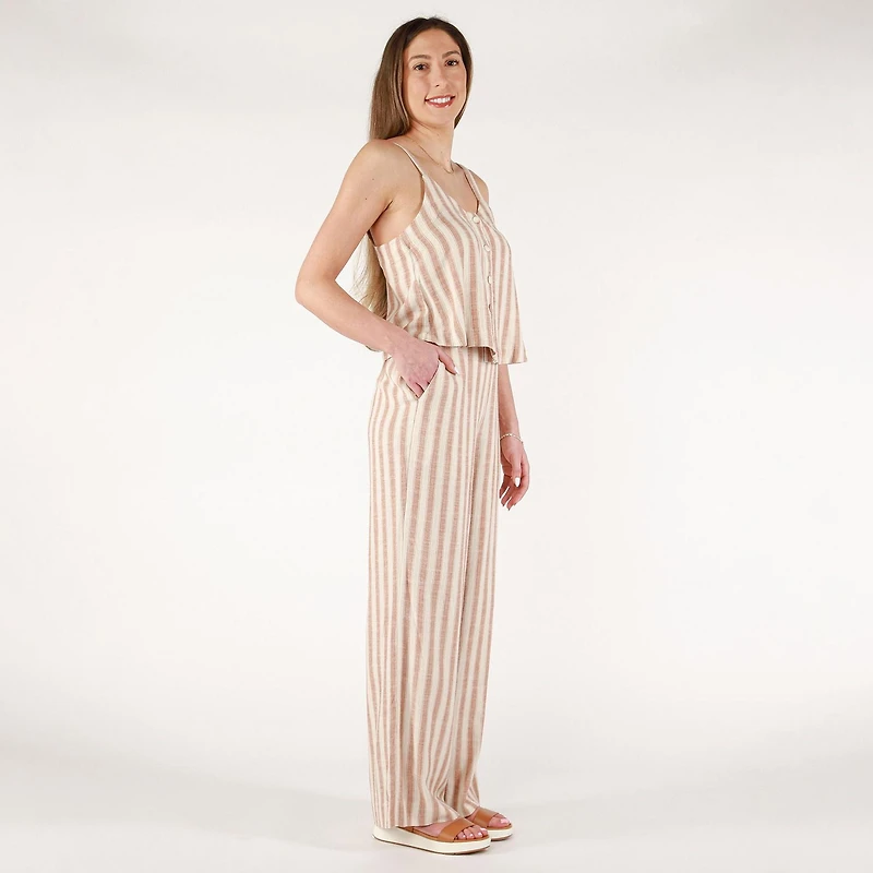 DV Striped camisole with button up front