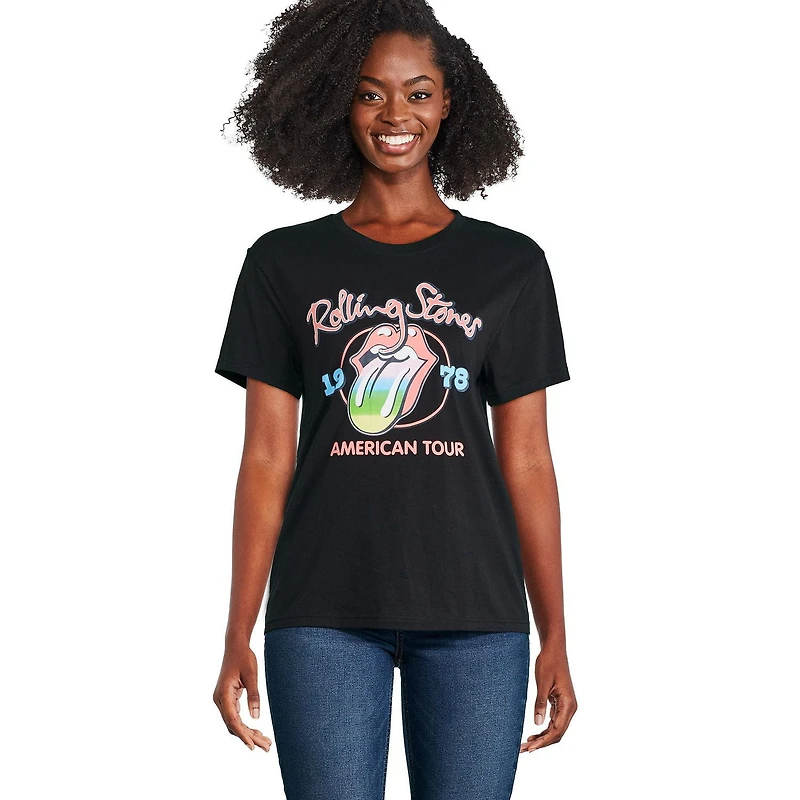 The Rolling Stones Women's Boyfriend Fit Tee, Sizes XS-XL