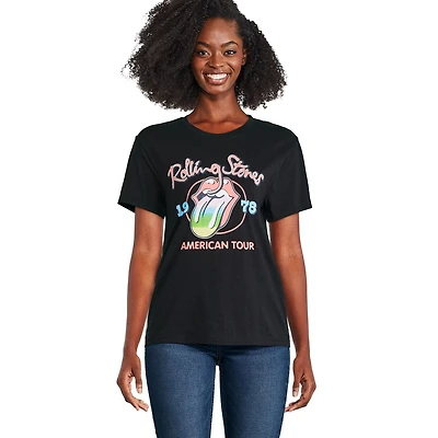 The Rolling Stones Women's Boyfriend Fit Tee, Sizes XS-XL
