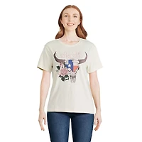 T-shirt Willie Nelson Zion Rootswear pour femmes Tailles TP–TG