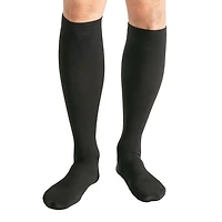 BIOS Living Compression Trouser Socks, Knee Length in Black, Size Large, Moderate Compression (15-20mmHg), Compression Trouser Socks