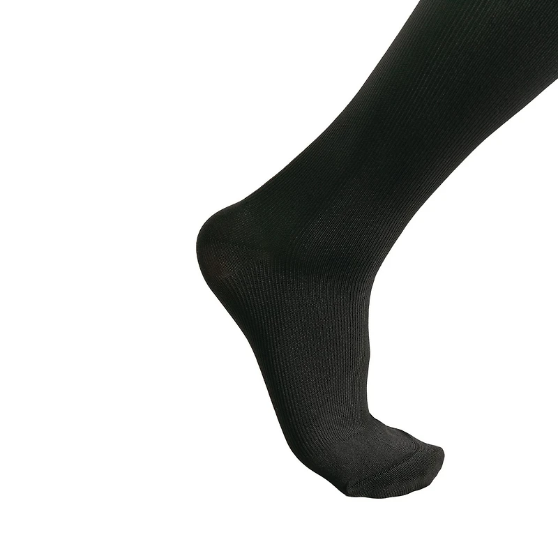 BIOS Living Compression Trouser Socks, Knee Length in Black, Size Large, Moderate Compression (15-20mmHg), Compression Trouser Socks