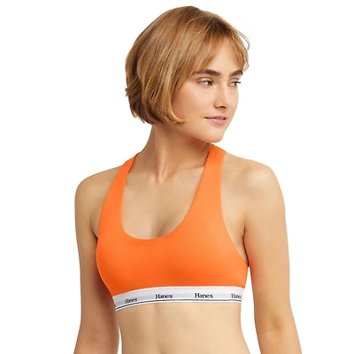 Hanes Originals Stretch Racerback Bralette, Racerback Stretch Bralette