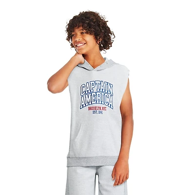 T-shirt en molleton Captain America Marvel pour garçons