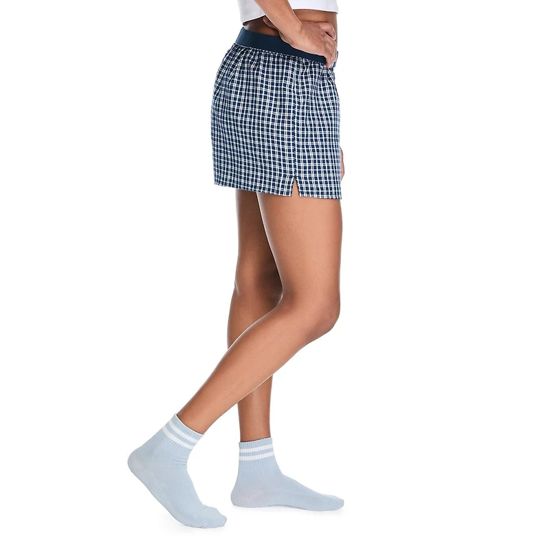 Caleçon boxeur de nuit en twill No Boundaries pour femmes