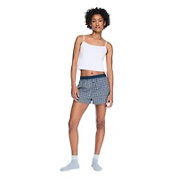 Caleçon boxeur de nuit en twill No Boundaries pour femmes