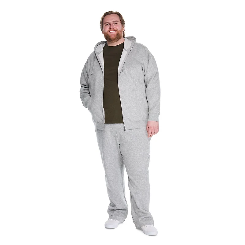 George Big Men's Full Zip Hoodie