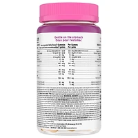 Multigummies prénatales Centrum avec DHA et acide folique, supplément multivitaminé et minéral post-partum, 60 pièces, approvisionnement de 30 jours Multigummies prénatales Centrum